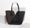 Originele Hoge Kwaliteit Designer Luxe Handtassen Portemonnees Kimono Tas Vrouwen Merk Tote Toron Boodschappentas Metalen V Echte Lederen Schoudertassen