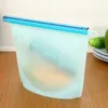 1000ML reutilizável Silicone Conservação de alimentos saco hermético Seal Food Storage Container Versátil Cooking Bag frete grátis 150pcs H0525