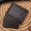 Export Hot Sale New style Mens Brand Designer leather luxury purse wallet short cross high quality Short Cross wallets for men free shipping