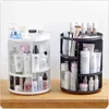 360 Rotating Makeup Organizer Storage Box Adjustable Plastic Cosmetic Brushes Lipstick Holder Make Up Jewelry Container Stand14384070