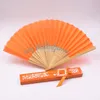 20PCS SILK FAN Beach and Tropical Themed Wedding Favors with Laser Cut Gift Box Package Bridal Shower Event Table Decor Anniversary Gifts