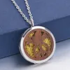 Aroma Perfume Diffuser Necklace Wood Peace Bird Dove Locket Pendant DIY Jewelry for Fragrance Essential Oil With Pads