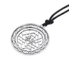 Design de mode nordique Viking Pagan Men Prosperity Talisman Wealth Bonne Luck Corde Amulet Pendant Collier entier 9662810