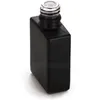 Factory 30ml Black Glass Dropper Bottle Square Shape 1OZ E liquid Bottles with Child Proof Tamper Evident Cap