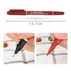 10 stks / doos Dual Tip Chirurgische Wenkbrauw Zwart Olie Inkt Tattoo Skin Marker Piercing Markering Pen Tattoo Levering voor Permanente Make-up