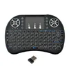 I8 Trådlöst minitangentbord 7 Backlight 2.4 GHz Fly Air Mouse Litium-jon Batteri Remote Control English Spanish For Android TV Box PC