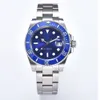 Синий циферблат мужские автоматические механические часы бренда роскошный сапфир механическое наручные часы плавание светящиеся 2813