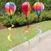 Globo de aire caliente manga de viento decorativa exterior patio jardín fiesta evento decorativo DIY Color viento Spinners YQ00671