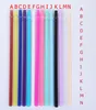 14Colors PP Plast Haw Reusable Plast Dricka Straws Cocktail Lounge Bröllop Födelsedagsfest Bar Straw 20oz Car Cup Straws GGA3531-3