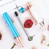 DIY Empty Barrel Ball Pen Diamond on Top Ballpoint Pen Clover Pendant Smart Gift Back to School Christmas Crafts WJ097