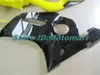 Kit de carénage de moto pour YAMAHA YZFR6 98 99 00 01 02 YZF R6 1998 2002 YZF600, ensemble de carénages jaune noir + cadeaux YG43