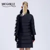 MIEGOFCE 2018 Winter pato abajo de la chaqueta de las mujeres capa larga caliente de espesor Parkas Mujer Ropa Caliente cuello de piel de alta calidad