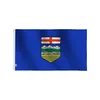 3x5ft 150x90cm Alberta Bayrağı Banner Ulusal Promosyon Polyester Kumaş Dijital Baskılı Polyester, Açık Kapalı, Ücretsiz Kargo