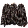 14inch 70g / pack crochet tranças tranças sintéticas extensão de cabelo afro penteados macios dreadlock marrom preto grosso cheio