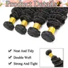 Brasiliansk djupvåg Mänsklig hår buntar Obehandlat Peruvian Virgin Hair Weaves Malaysian Indian Mongolian Hair Extensions grossistpris