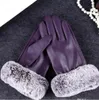 Mode – Outdoor-Sport-Designer-Fell-Leder-Fünf-Finger-Handschuhe, einfarbig, Winter-Outdoor-warme Echtleder-Handschuhe