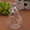 Angel Glass Candlestick كريستال معلق الشاي ضوء شمعة حامل ديكور المنزل الشمعدان المنزل حاملي الشموع المنزل