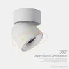 New LED Superfície Montado No Downlight Ajustável 90 Graus Nordic Spot Light para Indoor Foyer, sala de estar AC 90-260V