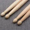 Trumpinnar 5a 5b 7a Träspets Drumstick Solid Wood Drumstick (1 par lönn)