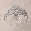 المجوهرات اللامعة التيجان Tiaras Hairbands Frontlet Rhinestons Bearl Pageant Pageant