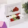 Bagno profumato ai fiori per il corpo San Valentino Regalo per il giorno di San Valentino Candele profumate natalizie senza fumo Set Regali romantici Regalo di fiori di sapone alla rosa Bo7521997