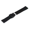 20mm/22mm/24mm Silicone Watch Band Rubber Wristband Bracelet Replacement Waterproof Diver Strap Spring Bars Steel Buckle