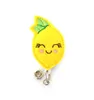 20 Pcs Lot Whole Key Rings Felt Handmad Lovely Fruits Funny Green Vegetables Retractable ID Badge Holder Reel280U