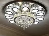 Modern Round LED Crystal Ceiling Lights Simple Romantic Home Chandeliers Lamps Lighting For Living Dining Room Restaurant245q