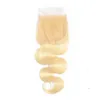 Brasilianische Jungfrau-Haarverlängerungen, 4 x 4, Spitzenverschluss, 613-Blond, gewellt, Echthaar, mittelblond, dreiteilig, 1022 Zoll, 4742900