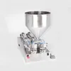Stainless steel paste filling machine for cream chili sauce tomato butter peanut butter olive oil pneumatic filling machine