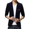 Riinr Blazer da uomo nuovo arrivo Moda primaverile Abito slim fit in cotone di alta qualità Terno Masculino Blazer