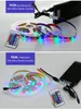 5V 2835 USB LED قطاع الخفيفة 1M 2M 3M 4M 5M RGB اللون TV خلفية الإضاءة أضواء الجنية Decoracion