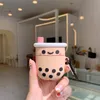 Per Apple AirPods Custodia Pearl Milk Bubble Tea 3D Custodia in silicone Cover per Airpods 2 Custodia per auricolare Bluetooth per Air Pods9825363