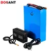 48V 30AH litiumjonbatteri för Samsung INR18650-25R Cell 48V 1500W 2500W Elektrisk cykelbatteri byggt i 50A BMS + 5A laddare