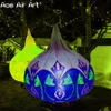 Colourful ground lighting inflatable decoration glowing inflatable onion/roof balloon for party stage event or promotion