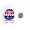 Trump 2020 Metal Broş 2020 Amerika Başkanı Cumhuriyetçi Kampanya Teneke iğneler Rozet Coat Takı Broş Parti Favor Hediye VT0427