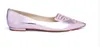 Bezpłatna wysyłka moda 2019 Panie Patent Skórzane buty płaski haft haftowe ozdoby motyla Sophia Webster fioletowe buty 34-42 01