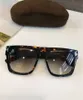 Großhandel - Herren-Sonnenbrille Mod ft0711 Fausto Schwarz / Grau Gafas de sol Luxus-Designer-Sonnenbrille Brille Brillen von hoher Qualität Neu mit Box