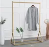 Silver floor hanger Bedroom Furniture Simple landing light luxury iron cloth racks exhibition clothes rack creative hat shelf