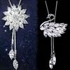 Nieuwe Trui Ketting Stone Lange Kettingen Hangers Sieraden Bloem Sleutel Bear Waterdrop Oostenrijkse Crystal Fashion Hangers Zilver Gouden Ketting