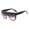 Luxus-Qualität, Aktionspreis, neue quadratische Sonnenbrille für Damen, Retro-Markendesigner-Sonnenbrille für Damen, flache Oberseite, übergroße Sonnenbrille, UV400