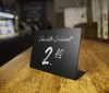 Mini quadro Sinais Tabletop Acrílico Board Food 3x4inch usa tanto Chalk Líquido Chalk Marcadores Mini Blackboard com suporte para Restaurant