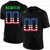 Personalizza NCAA Oregon Duck Justin Herbert Marcus Mariota 4XL Kiko Alonso USA Flag Moda cucita College Football Jersey Uomo Gioventù Bambini