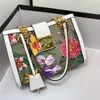 Signora di alta qualità Borsa a tracolla in pelle stampa Fiore borsa delle donne della borsa di Crossbody Crossbody donna borse di moda a mano Borse