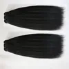 elibess brand great quality yaki straight brazilian human virgin hair yaki wave virgin hair bundle 3pcs 100g one piece