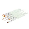 10 pezzi/set di pennelli per nail art dipinti di pittura punteggiatura di penna per geli spazzole per ghiodi per gel