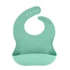 Silicone Baby Bibs Easily Wipe Clean BAP Free Comfortable Soft Waterproof Bib Keeps Stains Off Baby Feeding Tableware