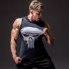 Camiseta sin mangas con estampado 3D de superhéroe para hombre, chaleco deportivo de alta elasticidad para culturismo, sudaderas con capucha sin mangas