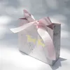 Envoltura de regalo Caja de dulces de mármol creativo Favores de boda Estilo de mármol Decoración de embalaje de chocolate para gracias Suministros de fiesta Ribbon1