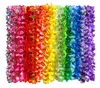 Grinaldas colar de flores havaianas Crianças Adultos Tropical Luau Havaí garland Tema Favores Do Partido Headbands Feriado Casamento Decoração de Aniversário de Praia